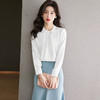 早春新款，雪纺气质小立领韩系小衫上衣CC-YX5606 商品缩略图2