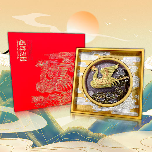 【工行】鹤舞迎春金版画 含纯金0.3克 商品图3