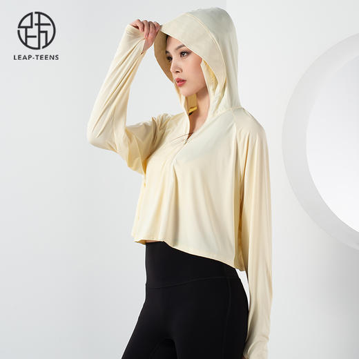 跃牌【欲动春风】系列冰丝防晒户外运动防紫外线长袖速干透气防晒衣22618（此款为欧码，建议拍小一码！） 商品图3