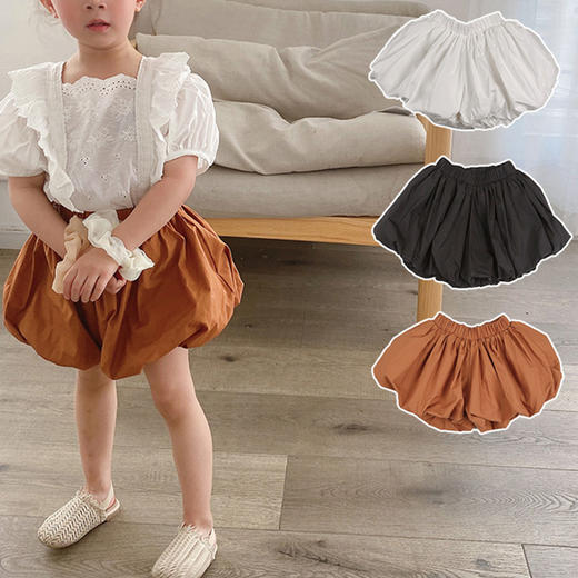 裁缝学苑TG94 儿童南瓜灯笼裙裤纸样女童夏季短裤子样板童装打版 商品图1