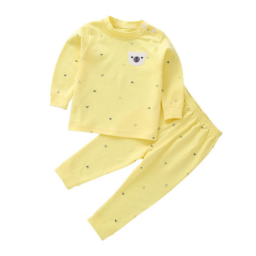 【天然棉宝宝套装】婴儿衣服秋衣秋裤纯棉A类小童新生儿宝宝童装睡衣春开衫内衣套装 商品图11