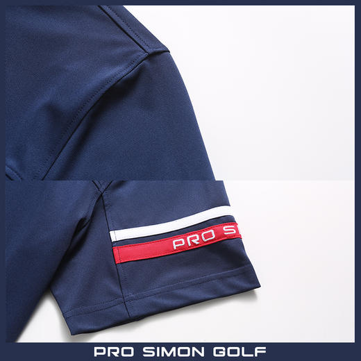 BMS-106A（PROSIMON高尔夫男款春夏短袖简约风翻领Polo衫） 商品图3