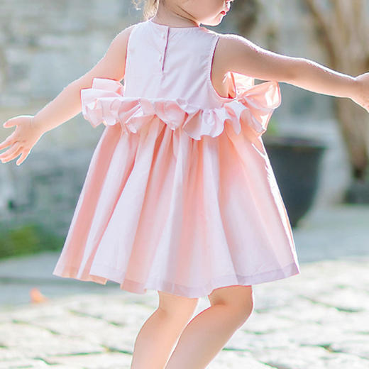裁缝学苑TG103女夏装新款女童连衣裙公主裙无袖纯色花瓣裙子纸样 商品图2