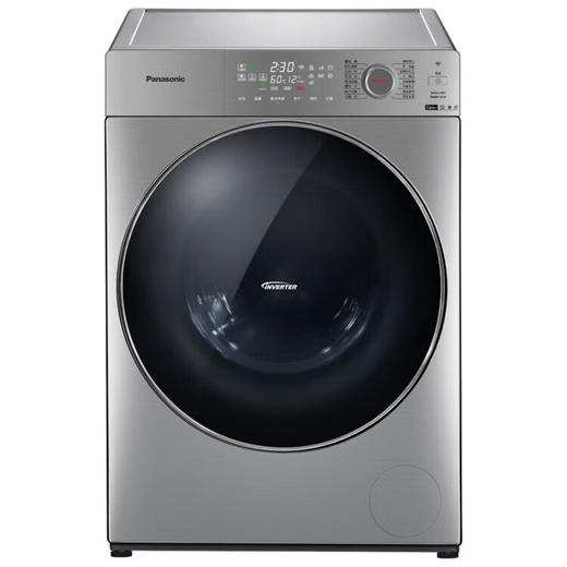 松下(Panasonic)滚筒洗衣机全自动10公斤洗烘一体 纳诺怡护理 超薄506mm 光动银除菌螨 XQG100-SD16V 商品图3