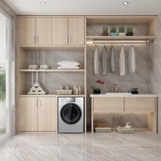 松下（Panasonic）XQG100-EG157 10公斤洗烘一体全自动滚筒洗衣机双极除螨 镜面LED触控屏 泡沫净 企业专享 商品图3