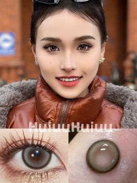 【大直径】PAPADOX-白兰地-14.5mm【半年抛 0-800度 无525/575】着色13.9mm