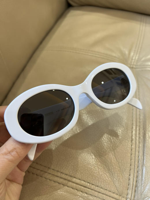 220-5 ce凯旋门宽镜腿 鹅蛋型 时尚墨镜 黑色 玳瑁 白色 商品图1