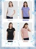 FF竹纤维女士竹棉印字短袖8047 商品缩略图5