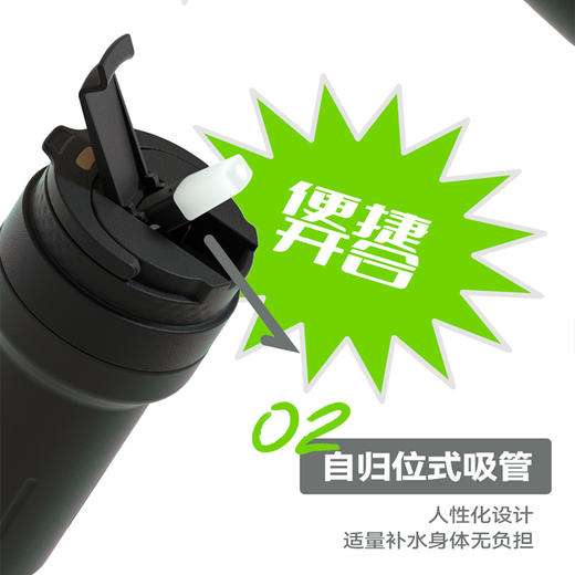 杯具熊户外随手杯保温杯王一博同款316 商品图2