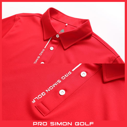 BMS-102B（PROSIMON高尔夫男款春夏短袖简约风翻领Polo衫） 商品图2