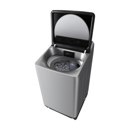 松下XQB100-U1T32 全自动波轮洗衣机 不弯腰设计 一键智能洗 泡沫净 钢化玻璃盖板 大容量 银灰色XQB100-U1T32泡沫净 商品图5