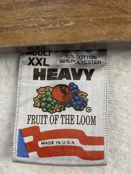 90年代 Vintage FRUIT OF THE LOOM 水果牌 美国制 卫衣 _SLSS(2XL) 商品图2