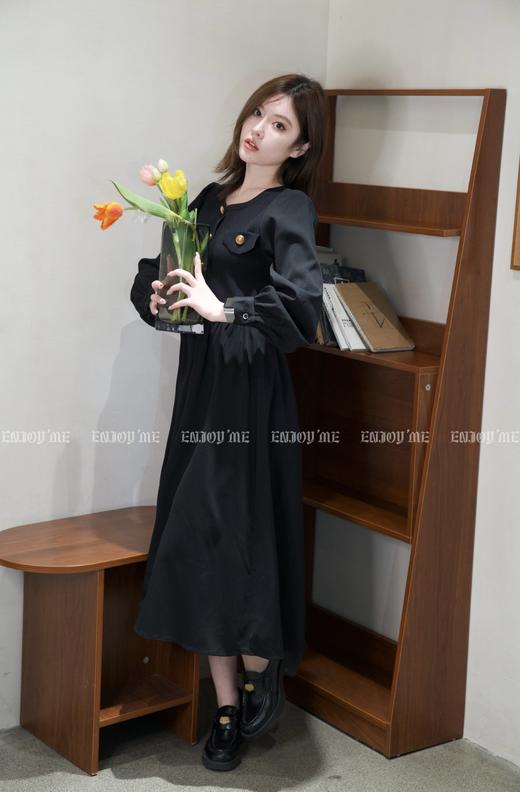 【门店同款】春季小香风针织拼接连衣裙 150207605 商品图11