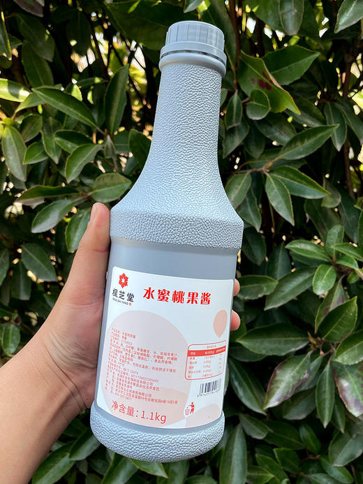 枫芝堂粉黛桃蓉 水蜜桃蓉果酱1kg 水蜜桃酱 蜜桃乌龙 芝芝桃桃 商品图9