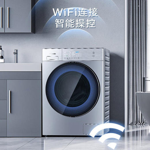 松下(Panasonic)洗烘一体机全自动10公斤 纳诺怡™X护衣 稀土永磁BLDC变频电机 银色 XQG100-LD251 商品图5