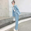 韩版宽松西装外套，显瘦开叉阔腿裤休闲两件套HR-XQ810 商品缩略图3