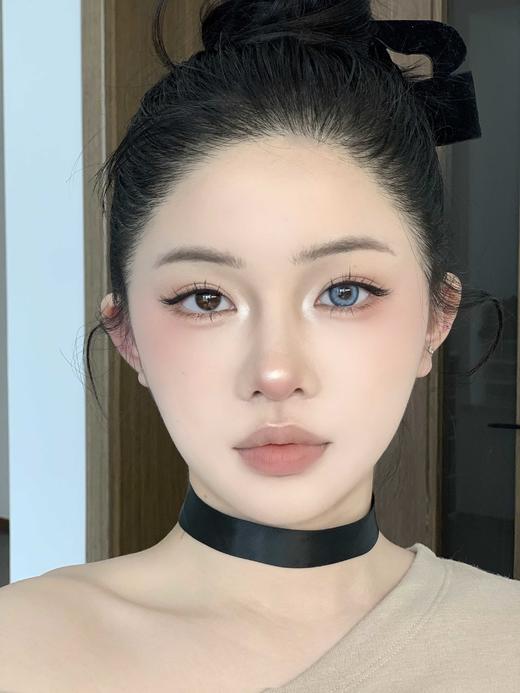 【大直径】LOVEIIKIRA-迈阿密蓝-14.5mm【年抛 0-800度 无525/575】着色14.0mm 商品图3