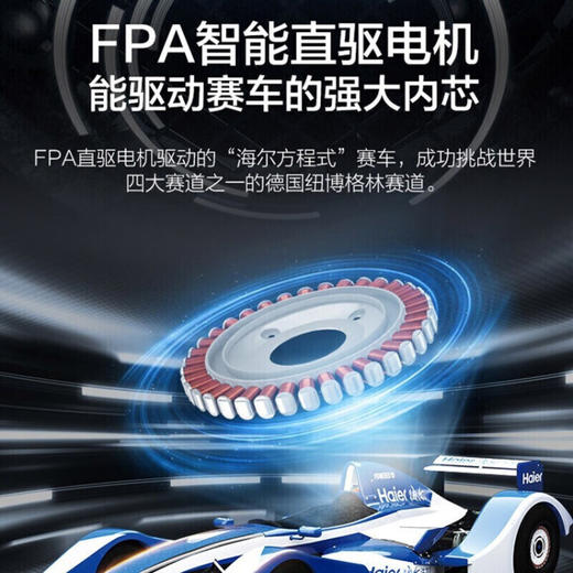 海尔（Haier）10KG滚筒洗衣机烘干套装双擎热泵直驱变频烘干机纤美系列XQG100-BD14176LU1+HBNS100-FQ176U1 商品图2