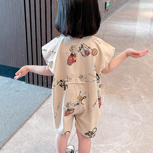 裁缝学苑TG104儿童连体衣纸样女童童装衣服夏婴儿服装打版裁剪图 商品图6