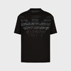 EMPORIO ARMANI 阿玛尼 男士棉质大号老鹰橡胶字母图案丝光平纹针织圆领短袖T恤 黑色 3R1TV0 1JSAZ 0999 商品缩略图0