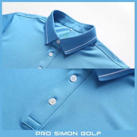 BMS-105B（PROSIMON高尔夫男款春夏短袖针织翻领Polo衫） 商品图2