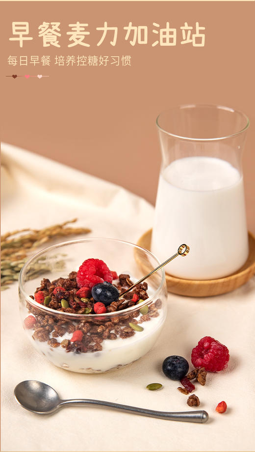 【一般贸易】卡乐比可可莓莓减少糖麦片600g日本进口早餐水果麦片 商品图2