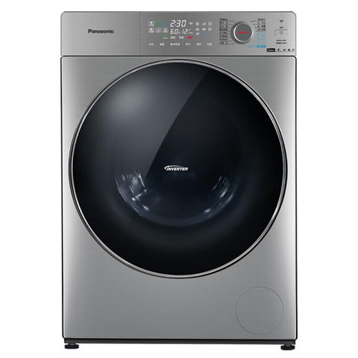 松下(Panasonic)滚筒洗衣机全自动10公斤洗烘一体 纳诺怡护理 超薄506mm 光动银除菌螨 XQG100-SD16V 商品图1