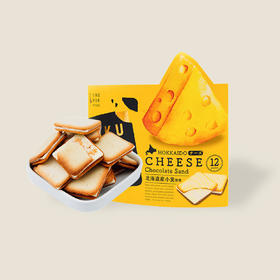 野乃果北海道芝士奶油味巧克力夹心薄饼 120g