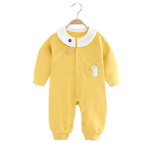 【柔软细腻 四季可穿】婴儿连体衣卡通长袖男女宝宝春秋装哈衣爬服春秋款初新生儿睡衣服 商品图4