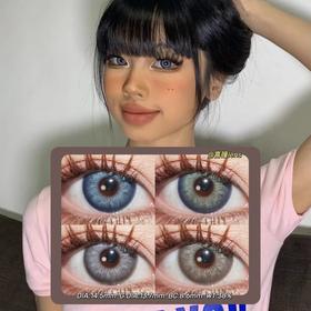 Licheechee年抛·悉尼蓝&悉尼绿&悉尼棕&悉尼灰·14.5mm(着色13.7mm) 0-800度(无525/575) 韩产进口·(建议佩戴6-8个月左右更换)