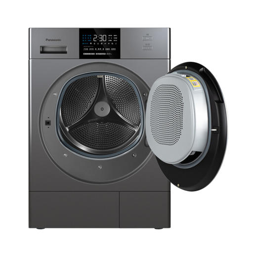 松下 (Panasonic) 9kg热泵大风烘干机 40分钟快烘 NH-EH900G 银色 商品图7