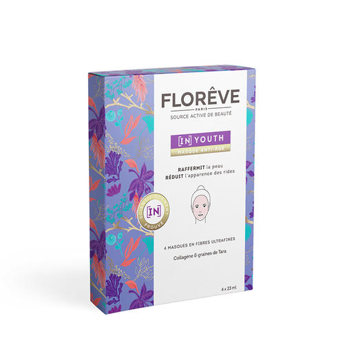 【跨境】馥洛薇FLOREVE【凝妍】海藻胶原紧致净白面膜 4片装 商品图4