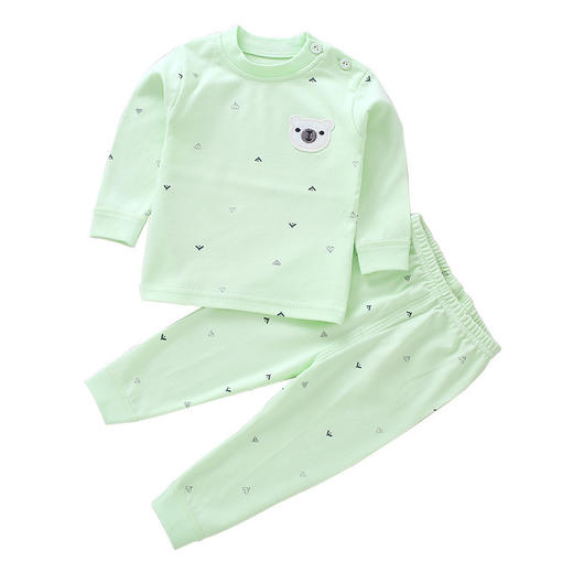 【天然棉宝宝套装】婴儿衣服秋衣秋裤纯棉A类小童新生儿宝宝童装睡衣春开衫内衣套装 商品图10