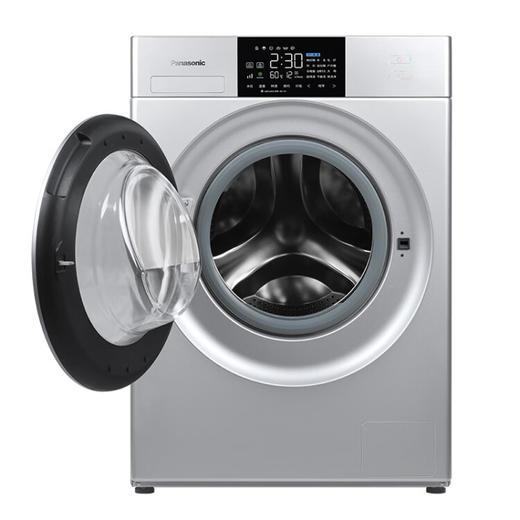 松下（Panasonic）XQG100-E155 10公斤全自动滚筒洗衣机 LED触控屏 泡沫净 三维立体洗 企业专享 商品图1