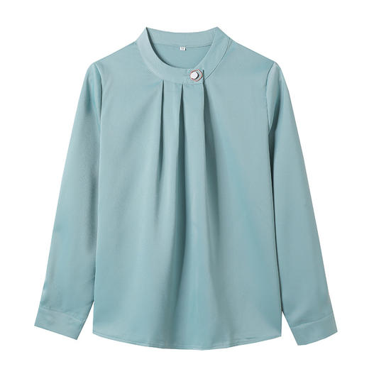 早春新款，雪纺气质小立领韩系小衫上衣CC-YX5606 商品图4