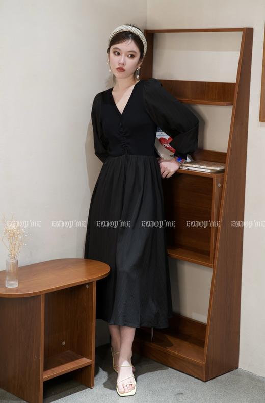 【门店同款】春季领针织拼接连衣裙 150207550 商品图9