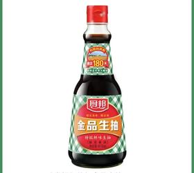 厨邦金品生抽410ml