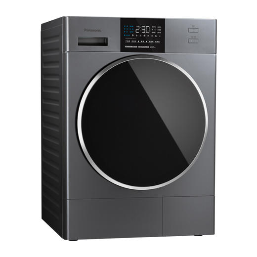 松下 (Panasonic) 9kg热泵大风烘干机 40分钟快烘 NH-EH900G 银色 商品图1