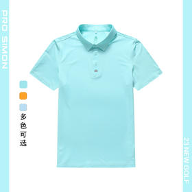 BMS-115C（PROSIMON高尔夫男款春夏短袖简约风翻领Polo衫）