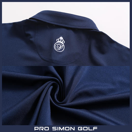 BMS-106A（PROSIMON高尔夫男款春夏短袖简约风翻领Polo衫） 商品图4