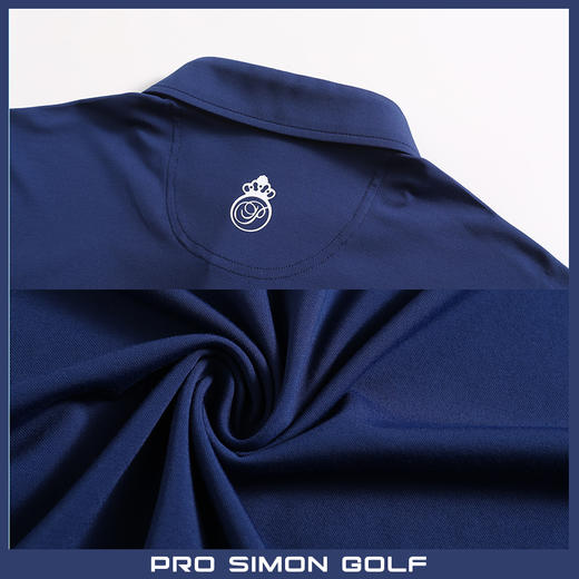 BMS-102A（PROSIMON高尔夫男款春夏短袖简约风翻领Polo衫） 商品图4