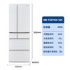 松下（Panasonic）松下(Panasonic)NR-F507HX-W5日本原装进口496升多门智能电冰箱风冷无霜一级能效 自动制冰 月光白 松下进口冰箱白色 商品缩略图6