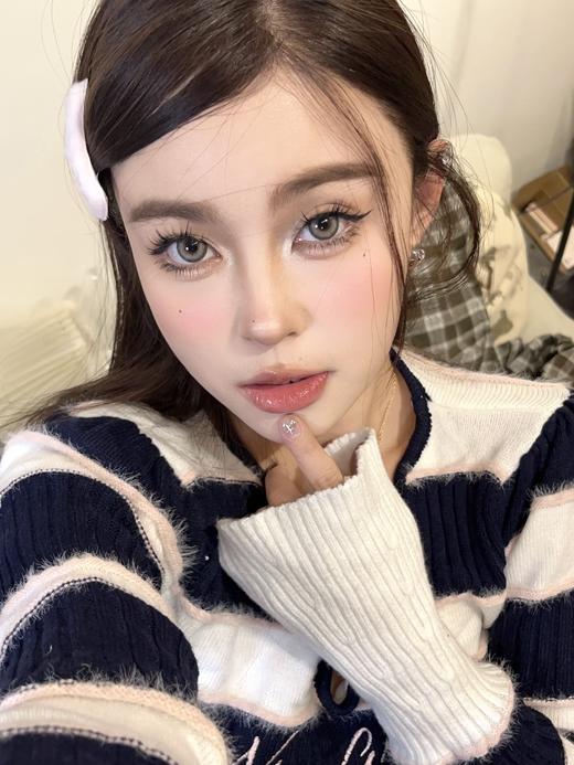 【大直径】LOVEIIKIRA-奶奶灰-14.5mm【年抛 0-800度 无525/575】着色14.0mm 商品图6