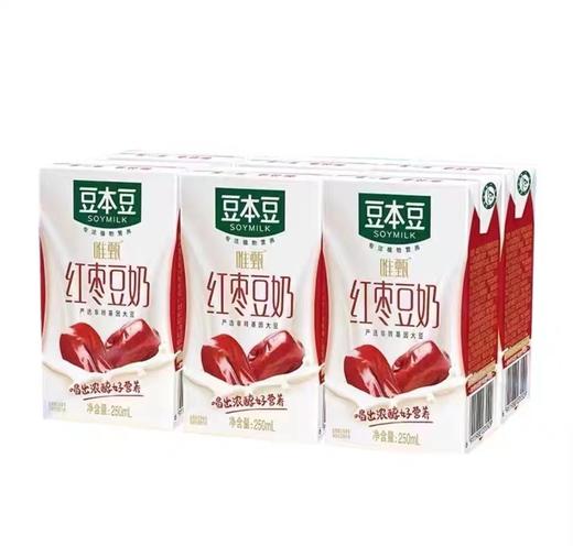 豆本豆红枣豆奶250Mlx6 商品图0