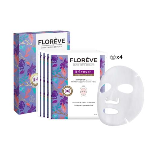 【跨境】馥洛薇FLOREVE【凝妍】海藻胶原紧致净白面膜 4片装 商品图5