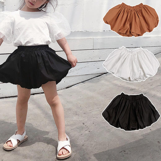 裁缝学苑TG94 儿童南瓜灯笼裙裤纸样女童夏季短裤子样板童装打版 商品图0