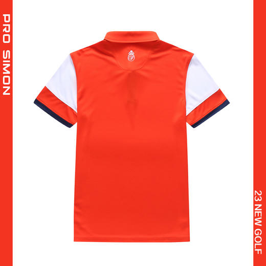 BMS-108B（PROSIMON高尔夫男款春夏短袖拼接风翻领Polo衫） 商品图1