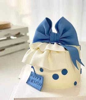 【蓝色爱恋】叮当CAKE爆款生日蛋糕-鲜果奶油蛋糕