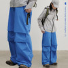 CryingCenter 柏林蓝 降落伞裤中低腰抽绳基础工装裤 哭喊中心 商品缩略图3