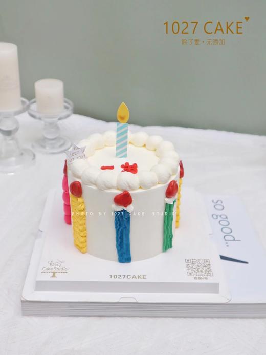 1027CAKE | 简洁 简约 彩色蜡烛 商品图2
